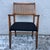 Wood French Modern Armchair with Rope Detail For Sale - Image 7 of 12