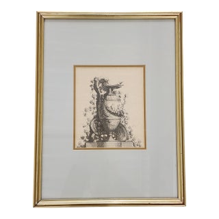 Vintage French Neoclassical Style Etching Reproduction After Gilles-Paul Cauvet For Sale