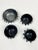 Early 21st Century Mexican Modern Brutalist Black Clay Bowls- a Set of 4 For Sale - Image 5 of 5