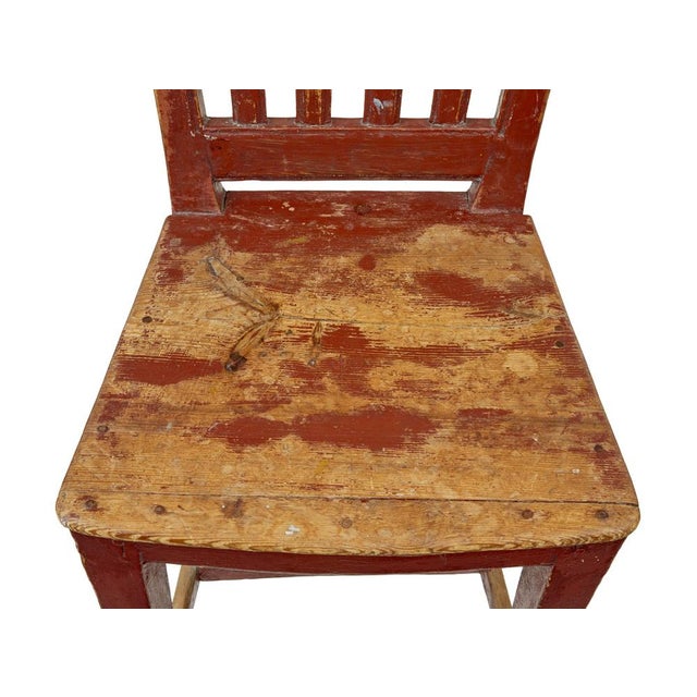 Painted Pine Harlequin Dining Chairs, 1860, Set of 6 For Sale - Image 14 of 15