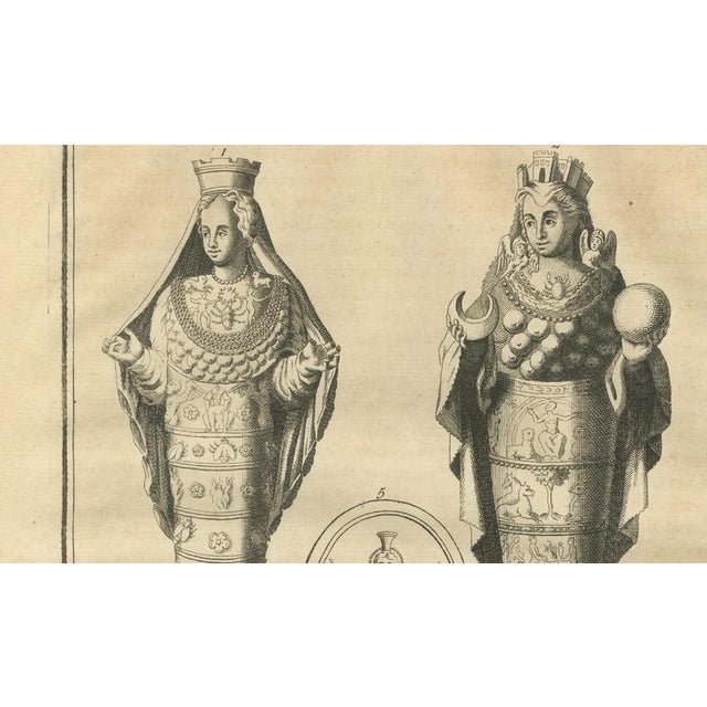 Bernard de Montfaucon, Diana of Ephesus, 1721, Engraving on Paper For Sale - Image 6 of 9