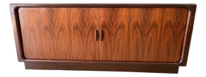 Rosewood Tambour Door Credenza by Dyrlund