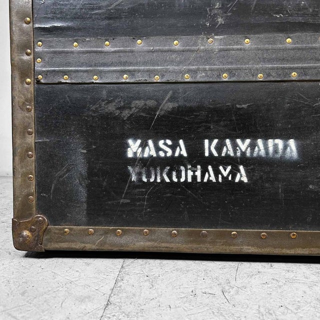 Antique Japanese Travel Chest, 1930s For Sale - Image 10 of 18