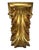 1950s Vintage Italian Gold Leaf Wall Brackets. A Pair For Sale - Image 5 of 10