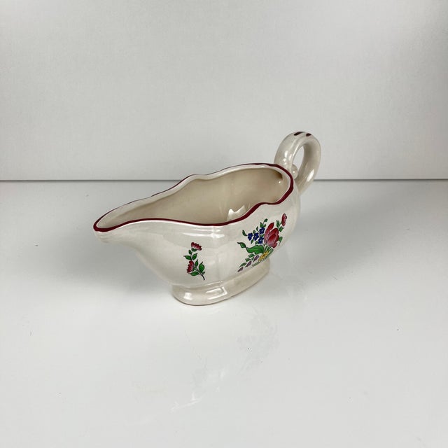 Long Réverbère Sauce Boat from KG Lunéville, 1950s For Sale - Image 6 of 10