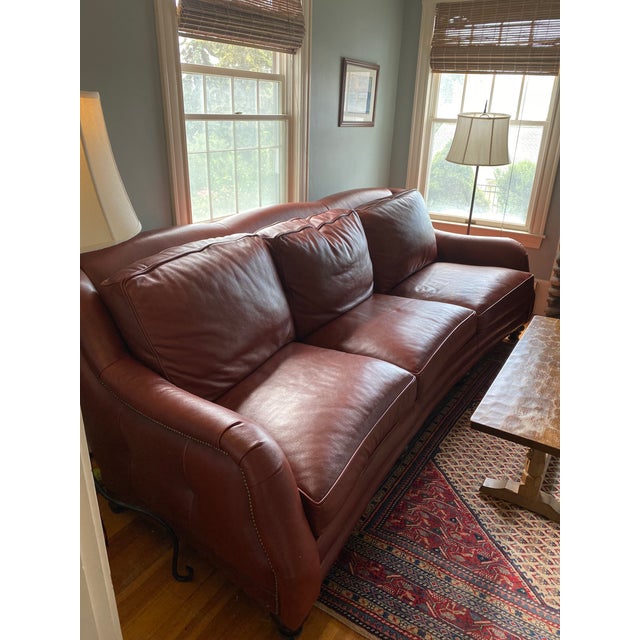Hancock & Moore Leather Sofa Chairish