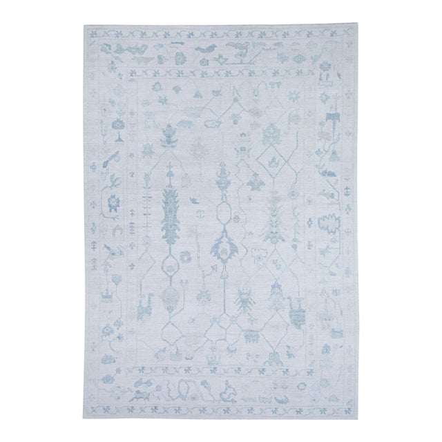 Turkish Oushak Rug 10' x 14'5" #20334 For Sale