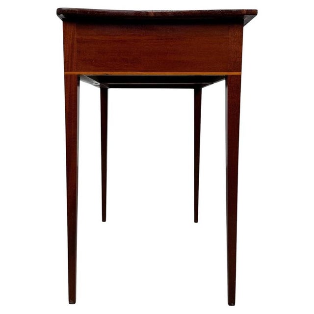 Brown 18th Century Antique Georgian English Mahogany Writing Table For Sale - Image 8 of 10