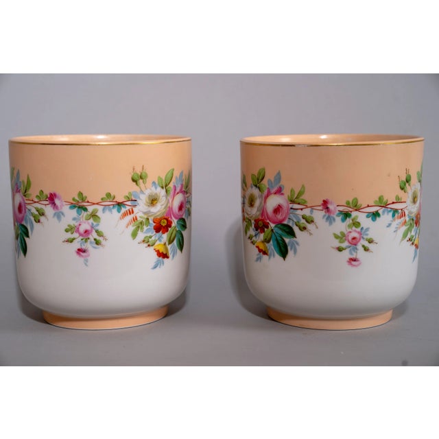 Ceramic Mid 20th Century French Porcelain Pots - a Pair For Sale - Image 7 of 7