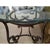 Thomasville Thomasville Grand Scale 52" Round Forged Iron Coffee Table and Matching Two Side Tables For Sale - Image 4 of 5