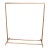 Industrial Copper Pipe Garment Rack or Retail Clothing Display Stand For Sale