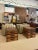 1990s Side Table Trunk W 3 Drawers Copper & Brass For Sale - Image 11 of 12