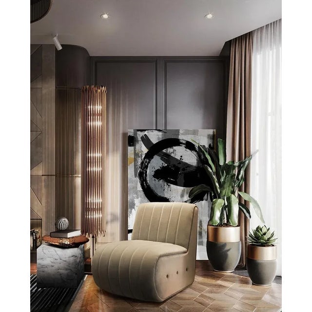 Metal Matheny Floor Lamp by DelightFULL For Sale - Image 7 of 8