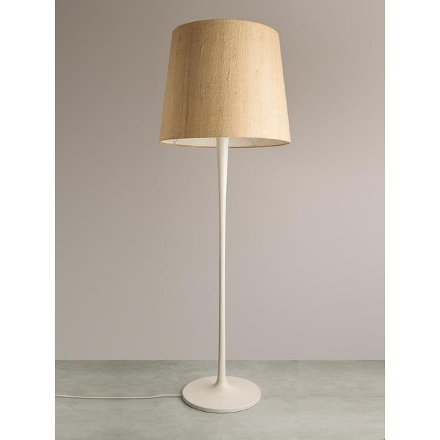 White Minimalist Floor Lamp from Staff Leuchten, 1970s For Sale - Image 4 of 14