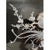 1940s Exotic Asian Mother of Pearl Inlay Lacquer Art Panel Peacock Phoenix Birds Black Silver For Sale - Image 5 of 14