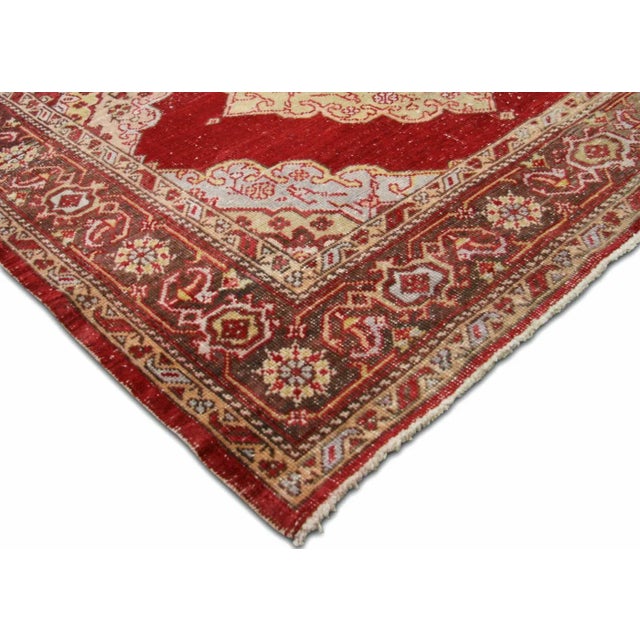 Illustration 1960s Turkish Oushak Rug For Sale - Image 3 of 6