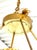 Apollo Grand Circular Laurel Leaf Chandelier in Gilt Wrought Iron For Sale - Image 9 of 14