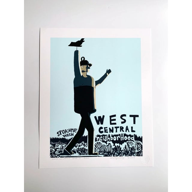 "Boris" the Tin Man Limited Edition Giclee Print by Neicy Frey For Sale - Image 6 of 9