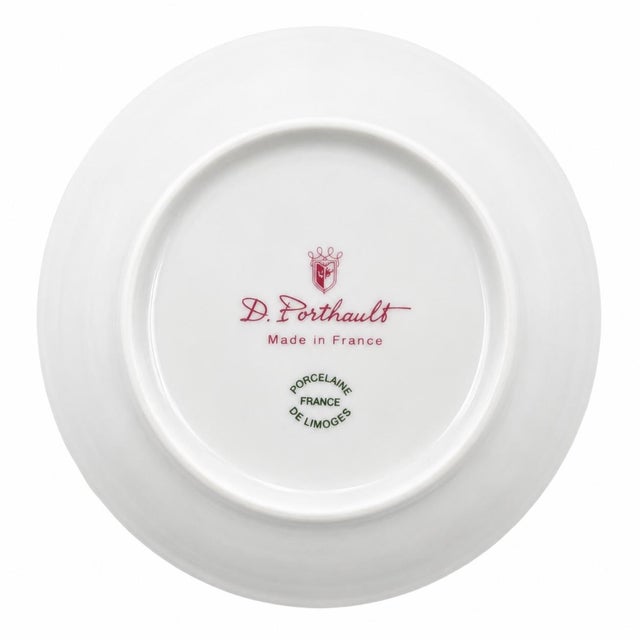 Mid 20th Century D. Porthault Paris Les Coeurs Pink Hearts Trinket Dish Bowl Porcelain Limoges For Sale - Image 9 of 9