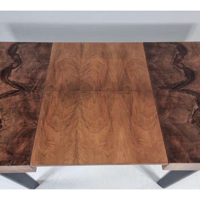 Art Deco Dining Table in Walnut, 1960s For Sale - Image 9 of 15