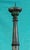Antique Turned Wood Pricket Candleholder with Polychrome Finish For Sale - Image 6 of 9