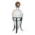 Vase, Stone With Metal Trim For Sale