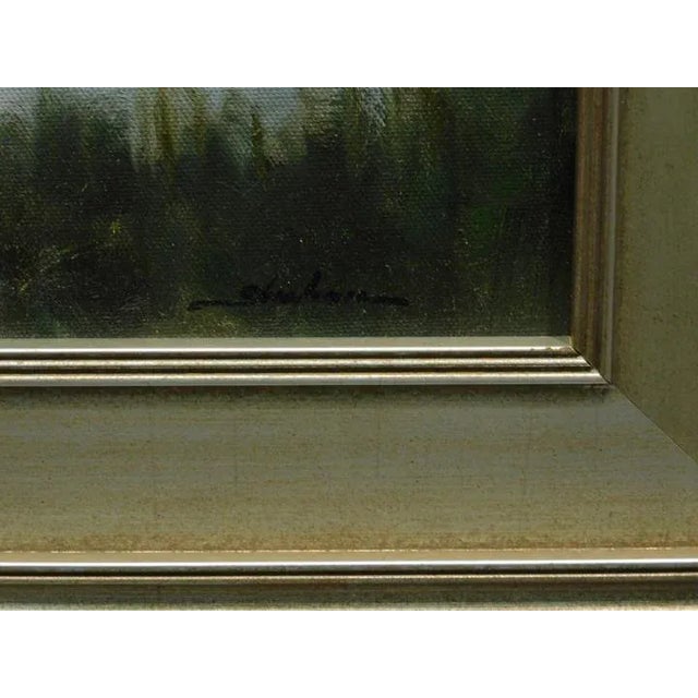 "The Lost Lake" framed Original Oil Painting on Canvas by Dennis Sheehan Hand Signed by the Artist Beautiful museum...