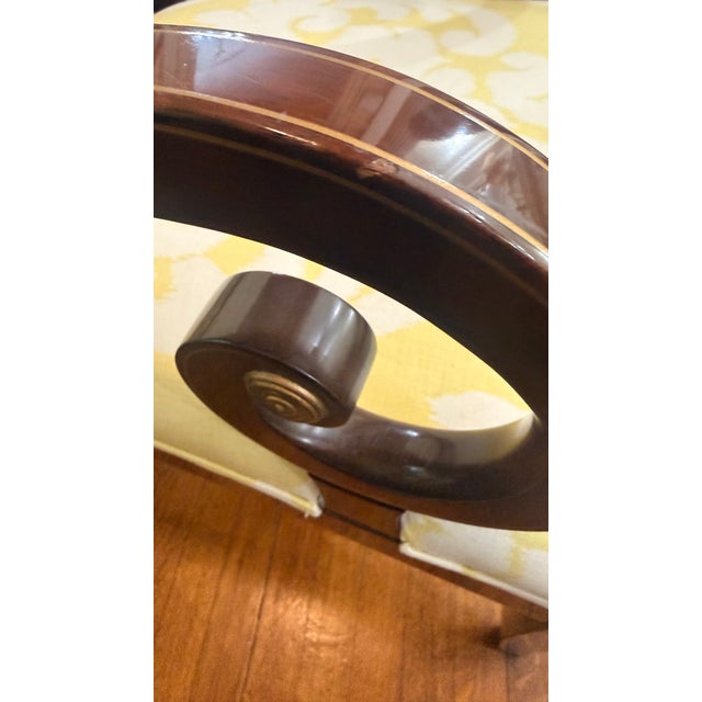 Set of 10 Kindel Neoclassical Mahogany Dining Chairs – 8 Side Chairs & 2 Armchairs For Sale - Image 12 of 18