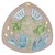 1960s Triangular Ceramic Dish with Botanical Motif by Mari Simmulson for Upsala Ekeby, 1960s For Sale - Image 5 of 5