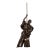 A Fine Japanese Meiji Period Antique Bronze Sculpture of a Samurai Warrior For Sale