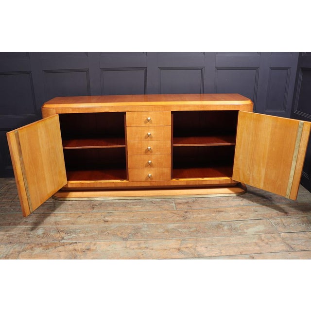 French Art Deco Sideboard in Sycamore, 1920s For Sale - Image 11 of 16