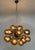 Fabio Ltd 21st Century Ovale Polished Nickel Smoky Bubbles Murano Sputnik Chandelier by Fabio LTD For Sale - Image 4 of 6