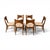 This 1960s set of six Broyhill Saga dining chairs captures the collection at its most sculptural. Each walnut back is cut...