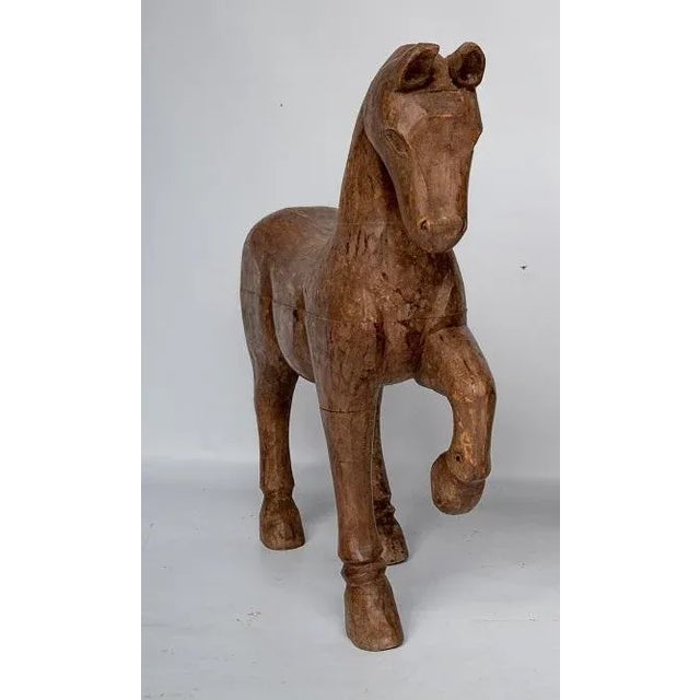 Horses make everything more beautiful. Let our carved prancing horse accent in your home. Sure to bring grace and presence...