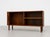 Danish Rosewood Mid Century Modern Credenza | Tambour Door Media Cabinet | Scandinavian Storage Console, C. 1960’s For Sale - Image 4 of 16