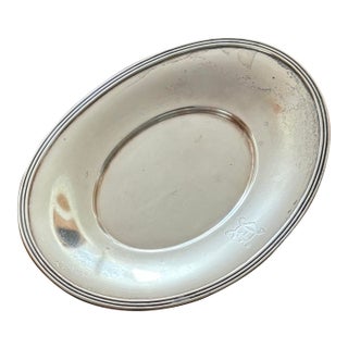 Antique Gorham Hotel Grasmere "Hg" Crest Silverplate Serving Platter Vanity Tray For Sale