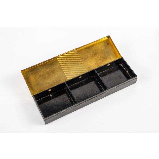 Silver 1930s Rare Antique Art Deco Chase & Revere Metal Cigarette Smoking Boxes For Sale - Image 8 of 18