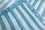Blue Doris Leslie Blau Vintage Indian Dhurrie Striped Blue Rug For Sale - Image 8 of 8