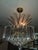 1970s 1970s 8 Tier Lucite Peacock Wedding Cake Chandelier Mid Century Modern Regency Brass For Sale - Image 5 of 5