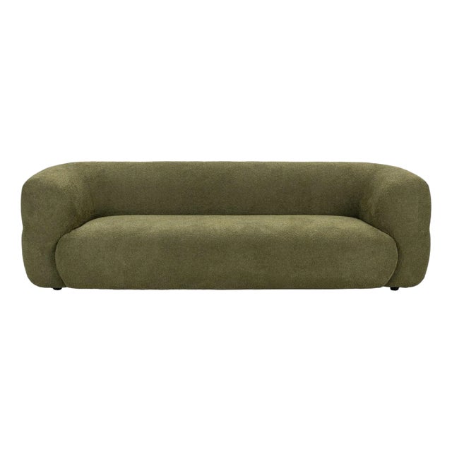 Olive Green Olina Sofa For Sale