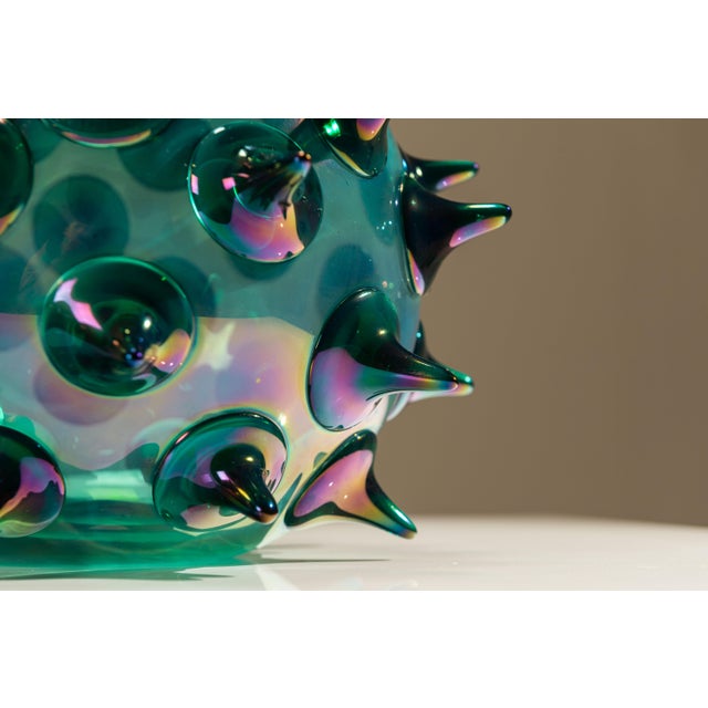 Riccio Vase in Green by Gae Aulenti for Venini, Italy, 2006 For Sale - Image 10 of 15