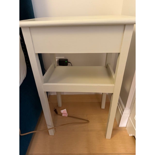 Handcrafted and hand painted from Chelsea Textiles Legs and frame in solid wood, sustainably sourced teak. Aged brass...