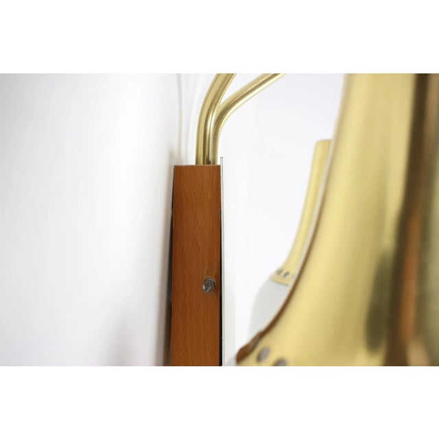 Metal Mid-Century German Wall Lamp, 1970s For Sale - Image 7 of 15