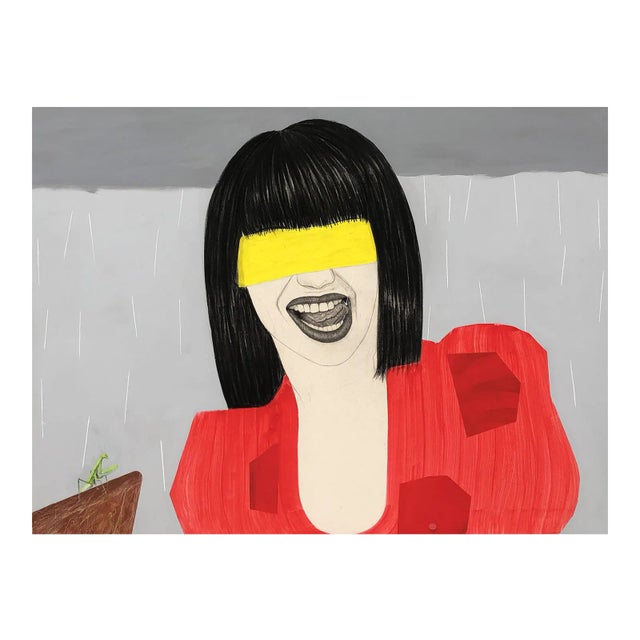 Mateo Andrea, Vestido Rojo, 2019, Mixed Media For Sale