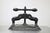 Antique 19th C. Cast Iron Classical Figural Dolphin Victorian Book Press. Item features intricate supports with dolphins...
