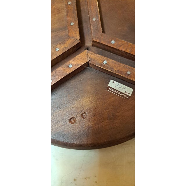 Vintage Hindu Side Table, 1980 For Sale - Image 3 of 11