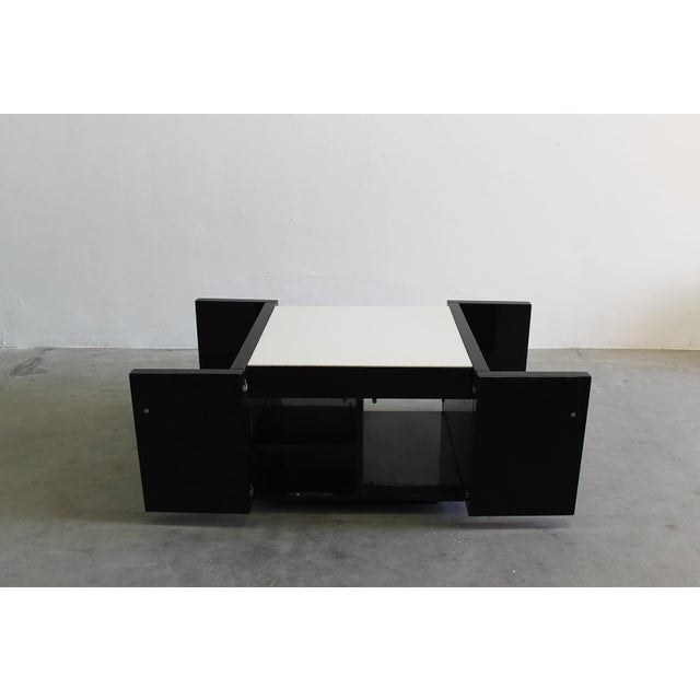 1960s Black Saratoga Cabinets by Massimo & Lella Vignelli for Poltronova, 1960s, Set of 2 For Sale - Image 5 of 9