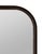 Jude Rounded Edge Wall Mirror, Espresso For Sale - Image 6 of 10