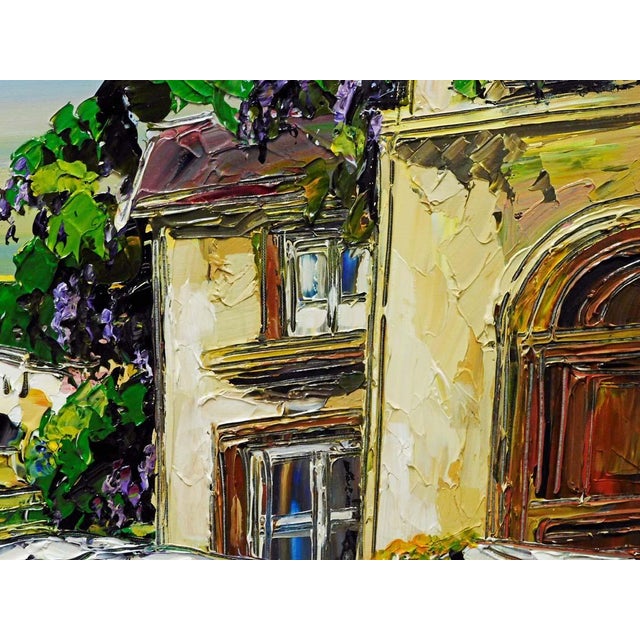 Maya Eventov "La Vista Balcone" Original Acrylic on Canvas, H.Signed Me781806 For Sale - Image 11 of 13
