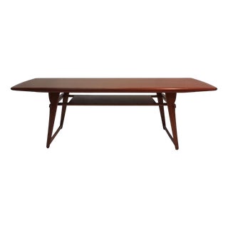 Fully Restored Vintage Danish Teak Coffee Table by Andreas Hansen for Arrebo Mobler, 1970s For Sale